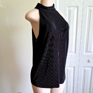 3/$20 Express Black Ribbed Tank Top Size L